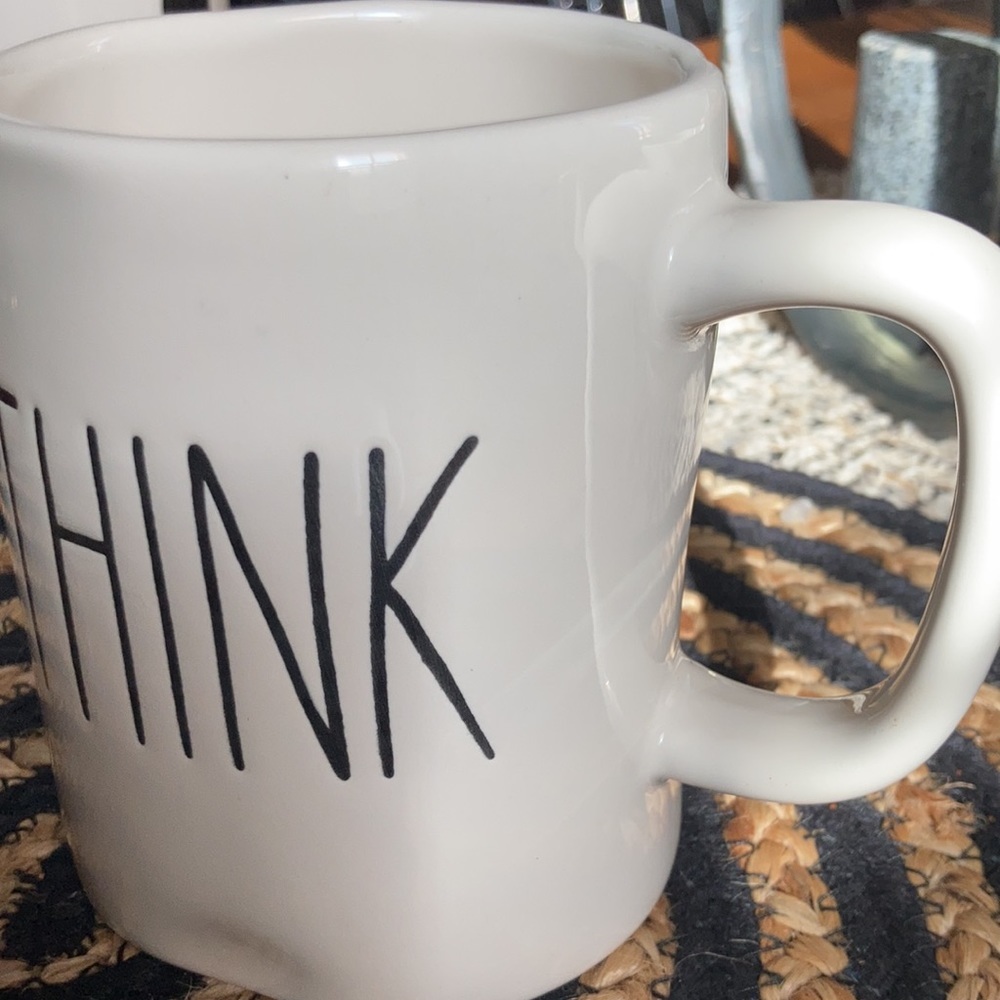 Rae Dunn Think mug. - Picture 2 of 4